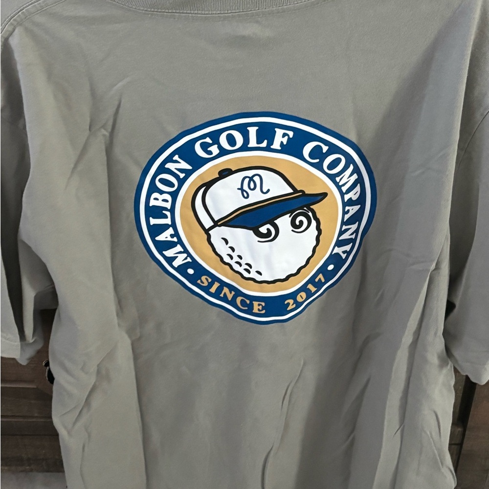 NWT Malbon Golf Company Gray T-Shirt